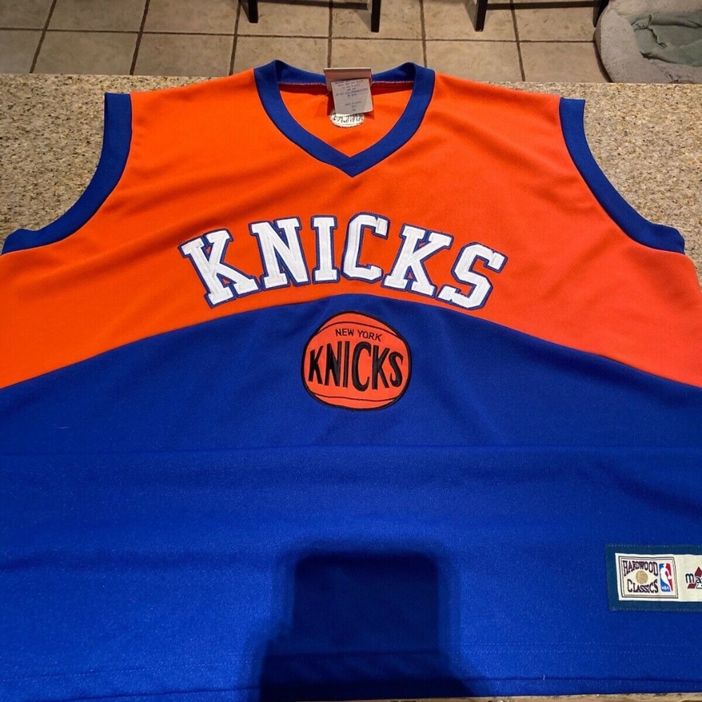 Majestic Hardwood Classics New York Knicks Jersey